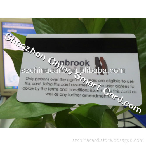 PVC Magnetic Stripe Member Card